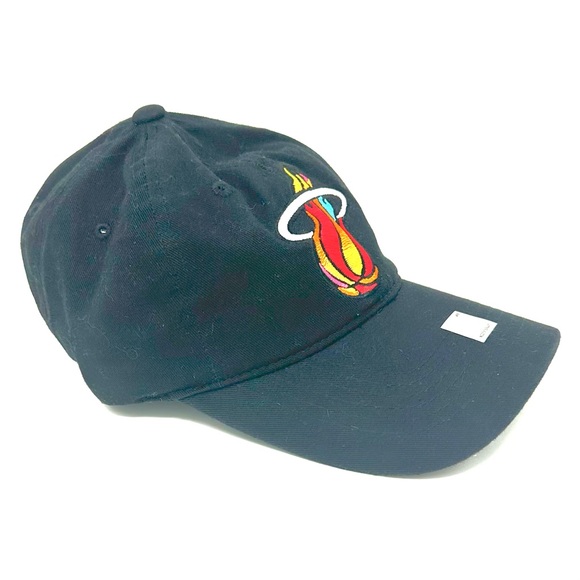 Miami Heat Item of the Game Anniversary Hat Cap Adjustable Strap Black Color NEW - Picture 3 of 7